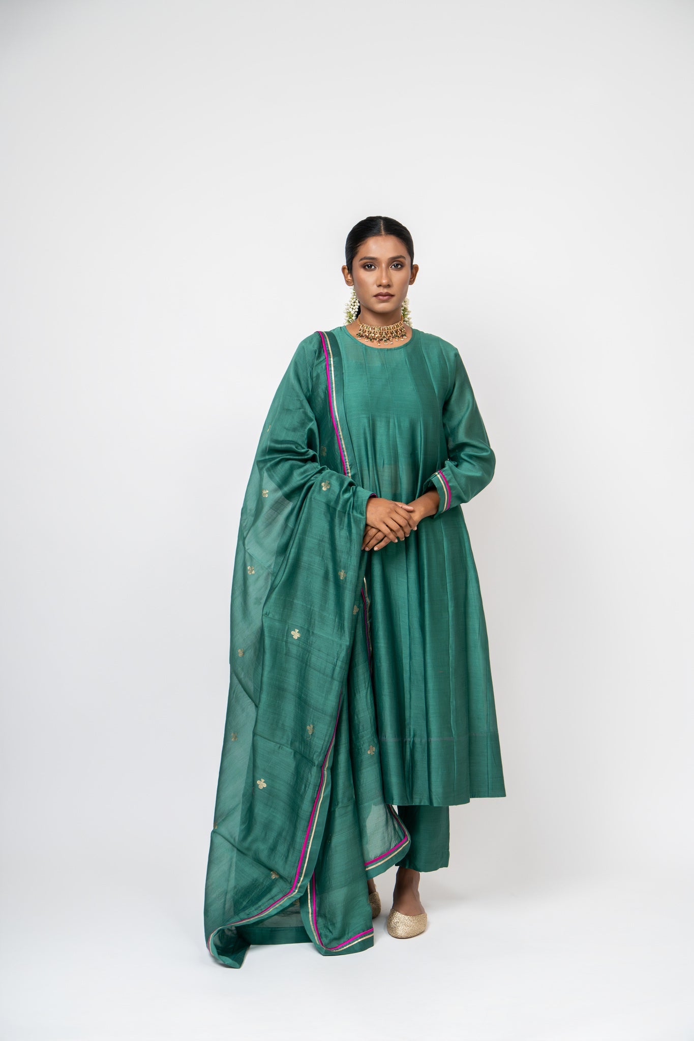 Sky & Water Set - CiceroniKurta Set, Festive WearKajal Agarwal