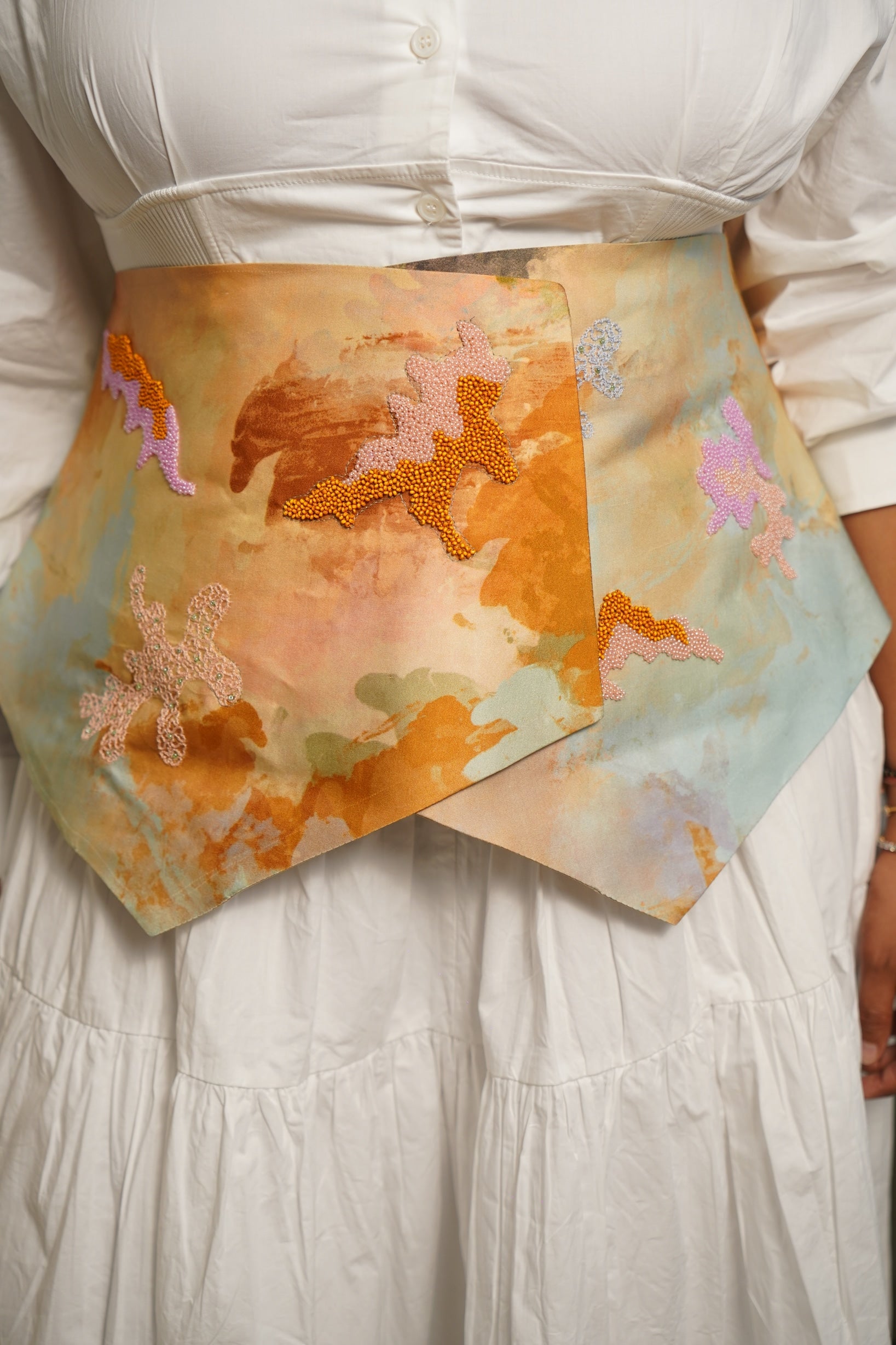 Skylark Corset Belt - CiceroniBeltsArtbeats by Keerthana