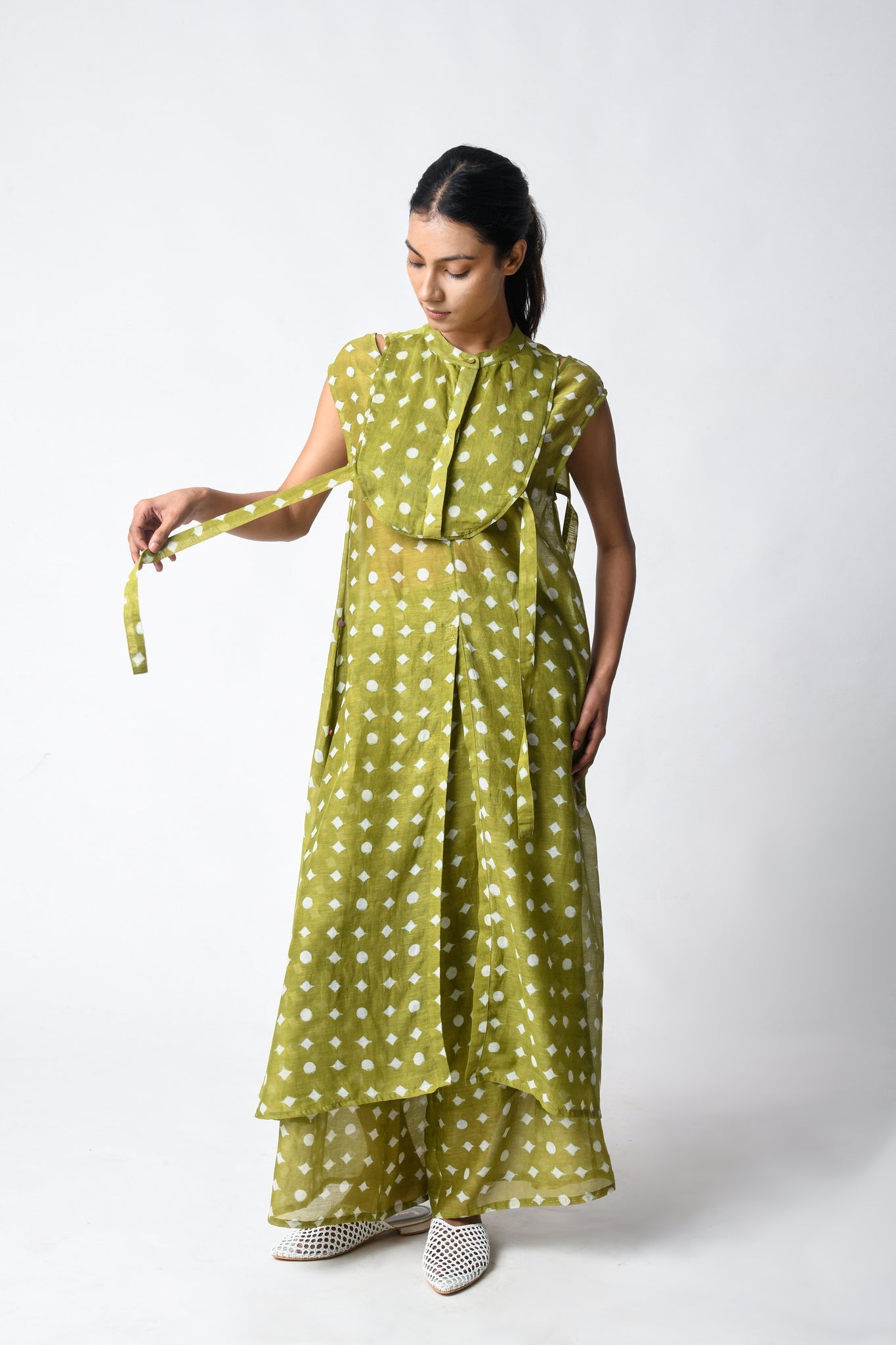 Slit Tunic Henna Set - CiceroniKurta Set, Everyday WearJayati Goenka