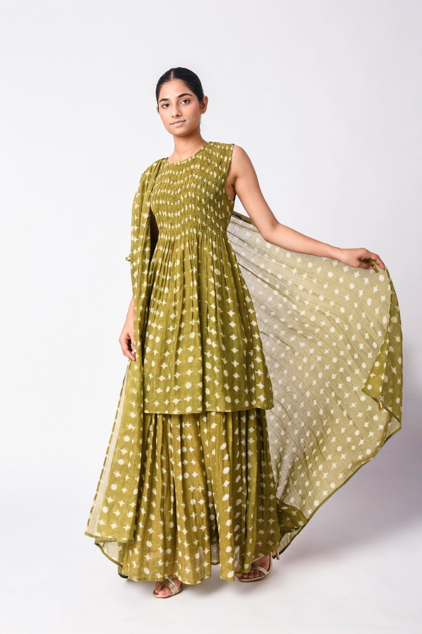 Smocky Heena Set - CiceroniKurta SetJayati Goenka