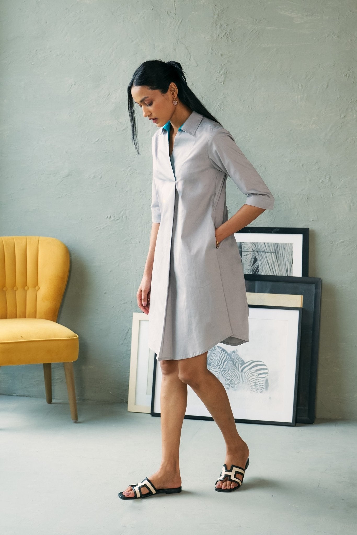 Smoke Stone Dress - CiceroniDressesCanoopi