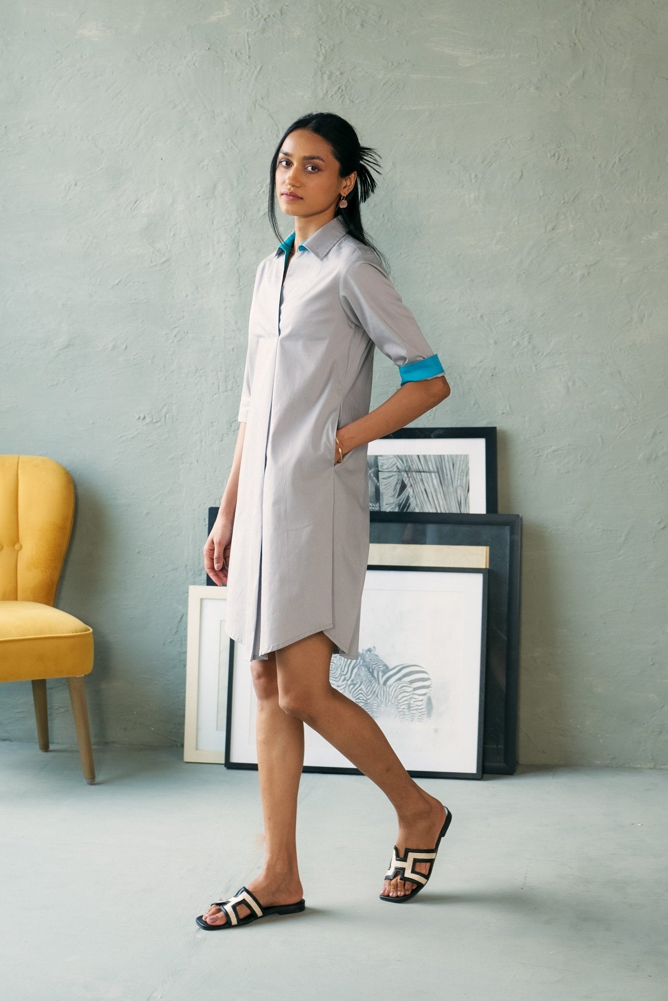 Smoke Stone Dress - CiceroniDressesCanoopi