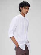 Snow 100% Linen Stripes Shirt - CiceroniMen Shirtsbhrāta