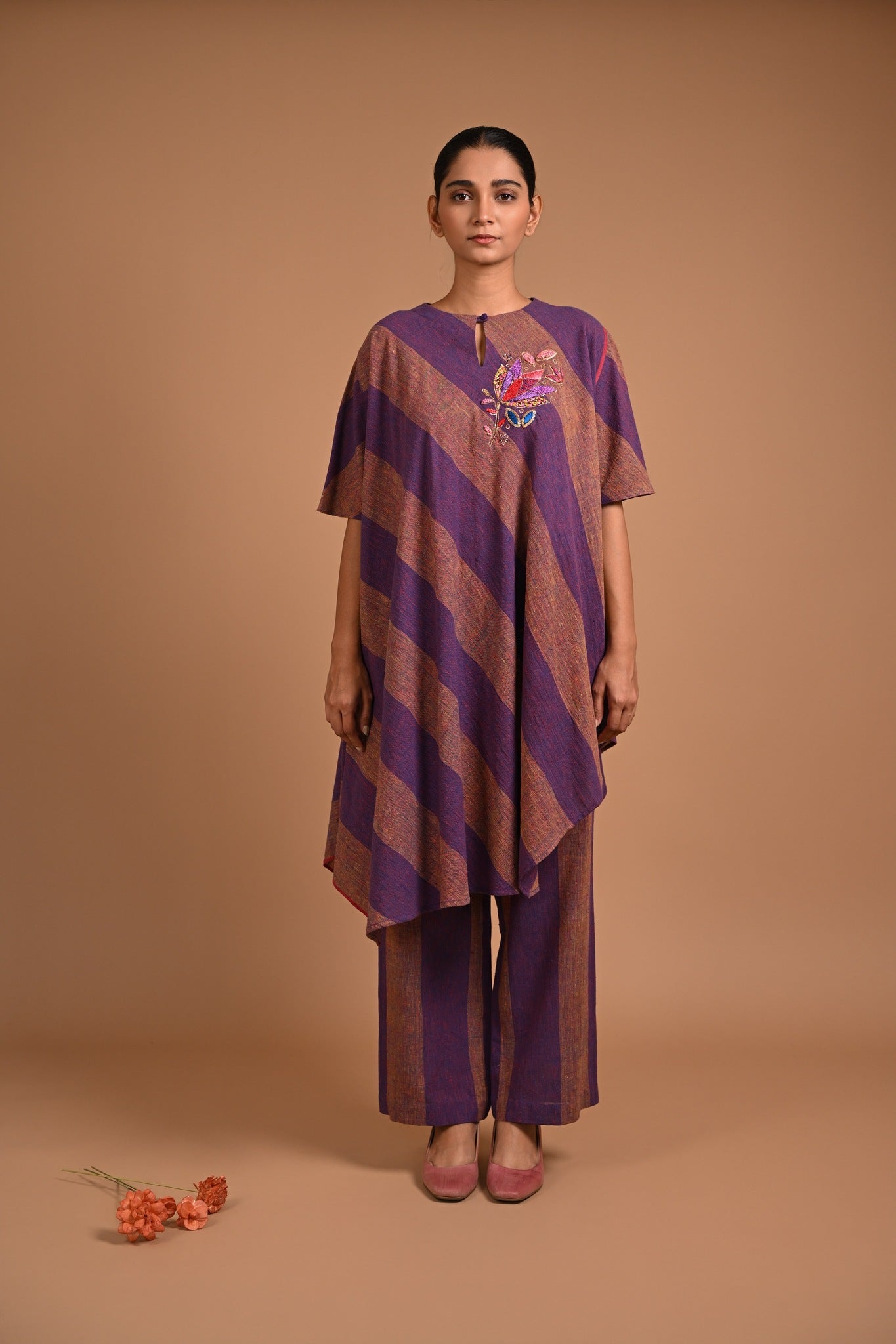 Sohanda Tunic in Purple - CiceroniKurta, Festive WearRang by Rajvi