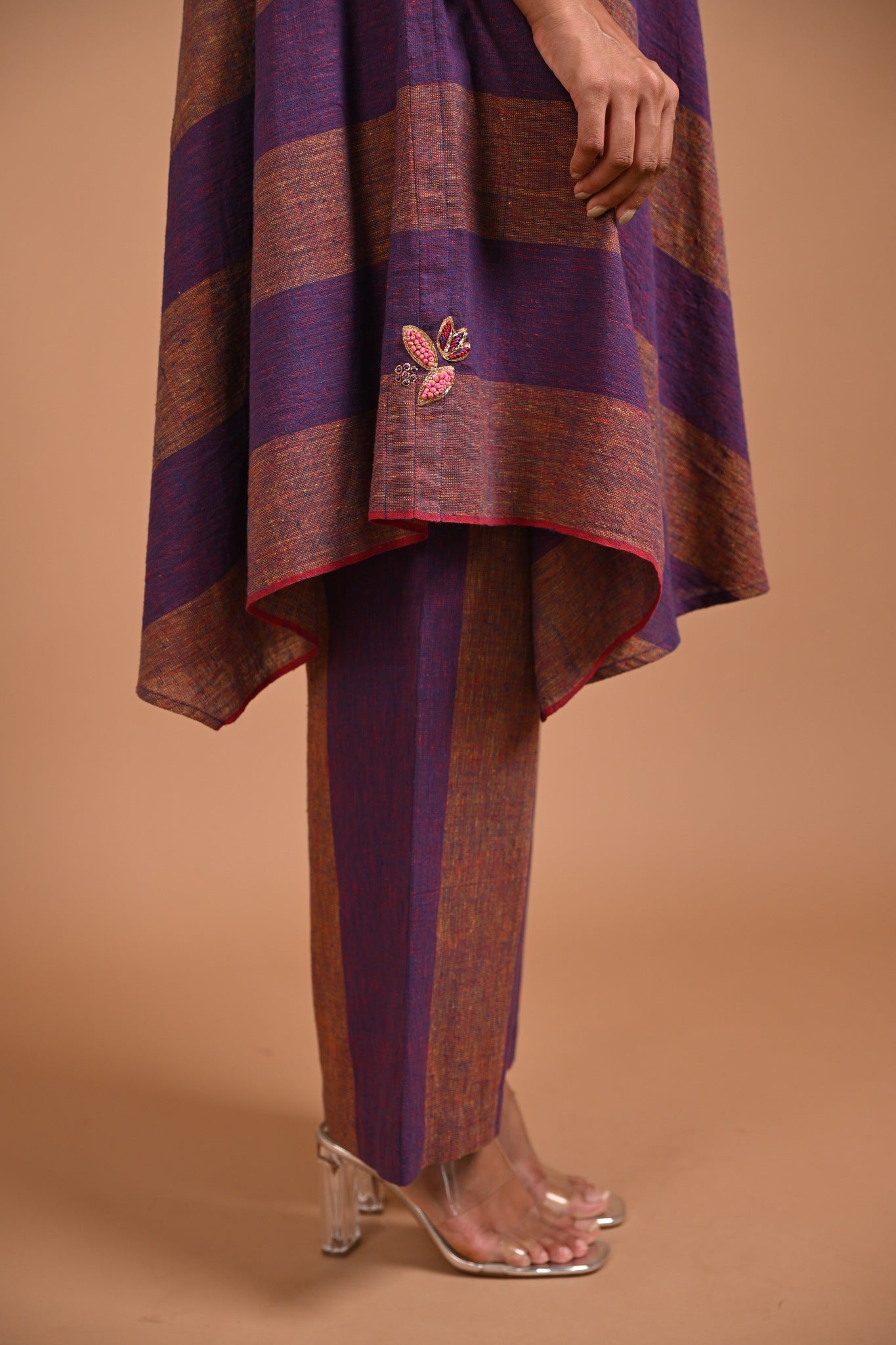 Sohanda Tunic in Purple - CiceroniKurta, Festive WearRang by Rajvi