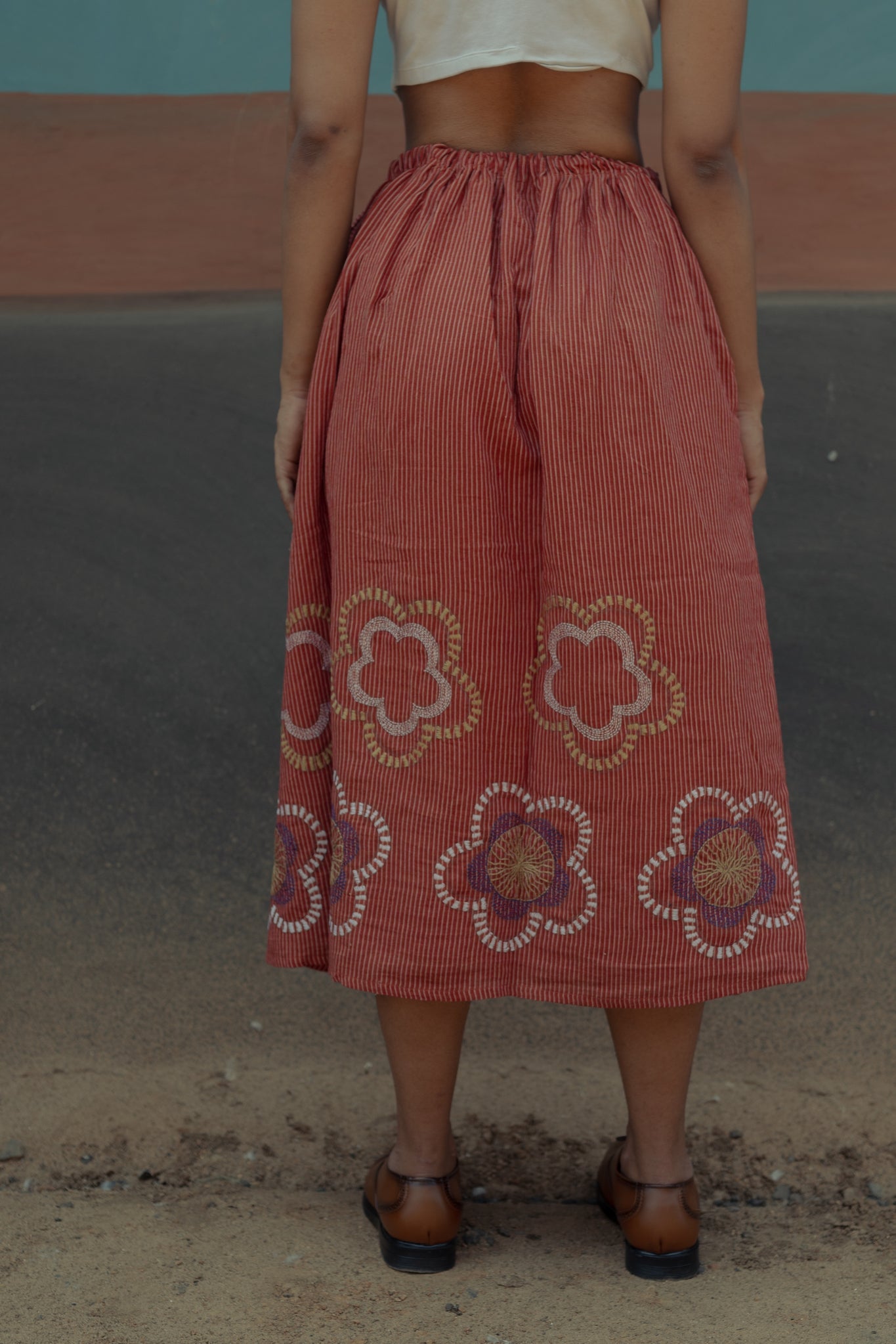 Sohrai Gathered Skirt - CiceroniSkirtIra