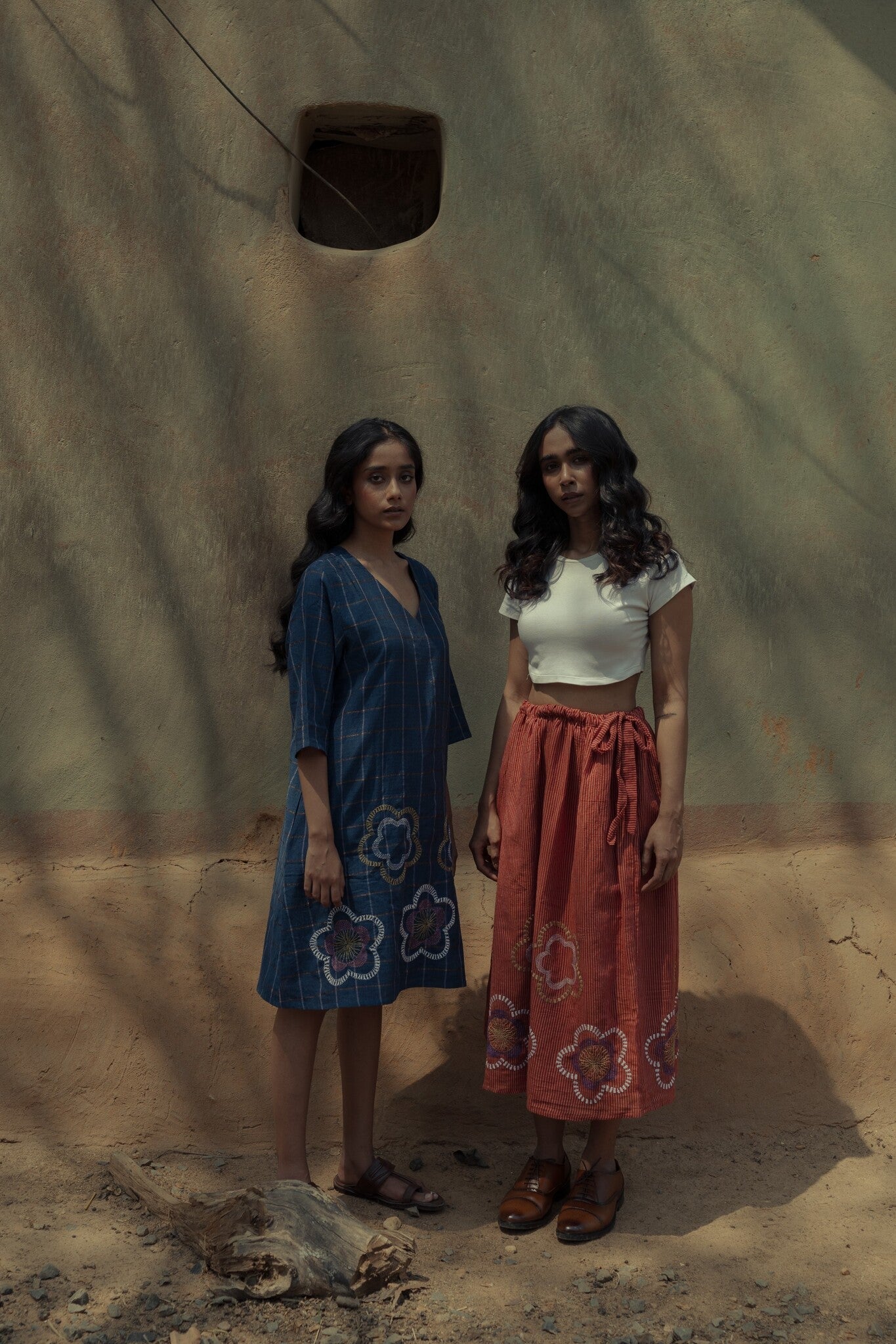 Sohrai Gathered Skirt - CiceroniSkirtIra