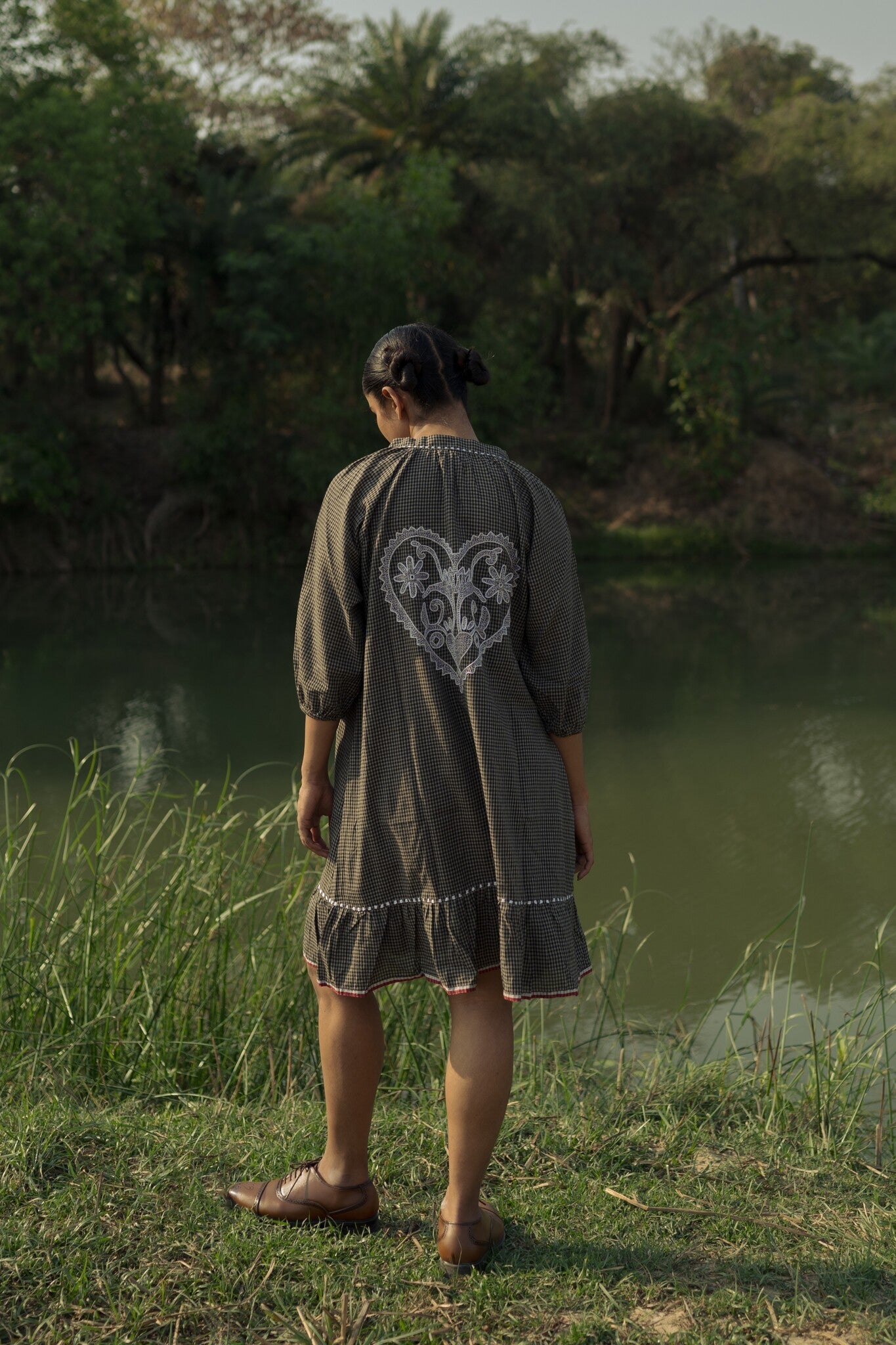 Sohrai Holiday Dress - Dark Grey - CiceroniDressesIra