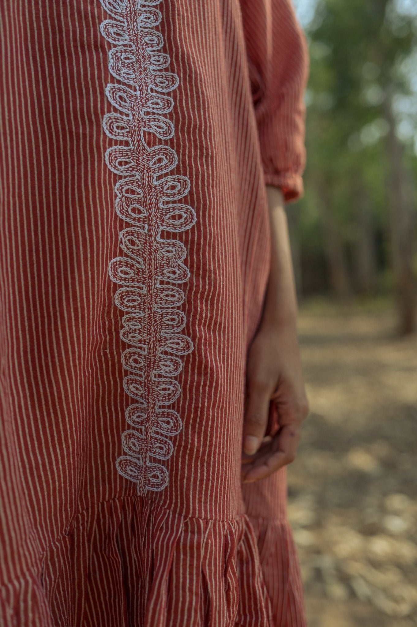 Sohrai Holiday Dress - Rust - CiceroniDressesIra