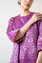 Sonal Kurta Set In Purple - CiceroniKurta Set, Festive WearShriya Singhi