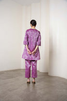 Sonal Kurta Set In Purple - CiceroniKurta Set, Festive WearShriya Singhi