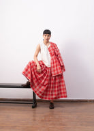 Sophie Layered Set - Red - CiceroniSkirt SetHiranya