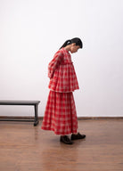Sophie Layered Set - Red - CiceroniSkirt SetHiranya