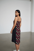 Spaghetti Coat Tail – Kullu Lotus Black Jamdani - CiceroniDressesBhomra
