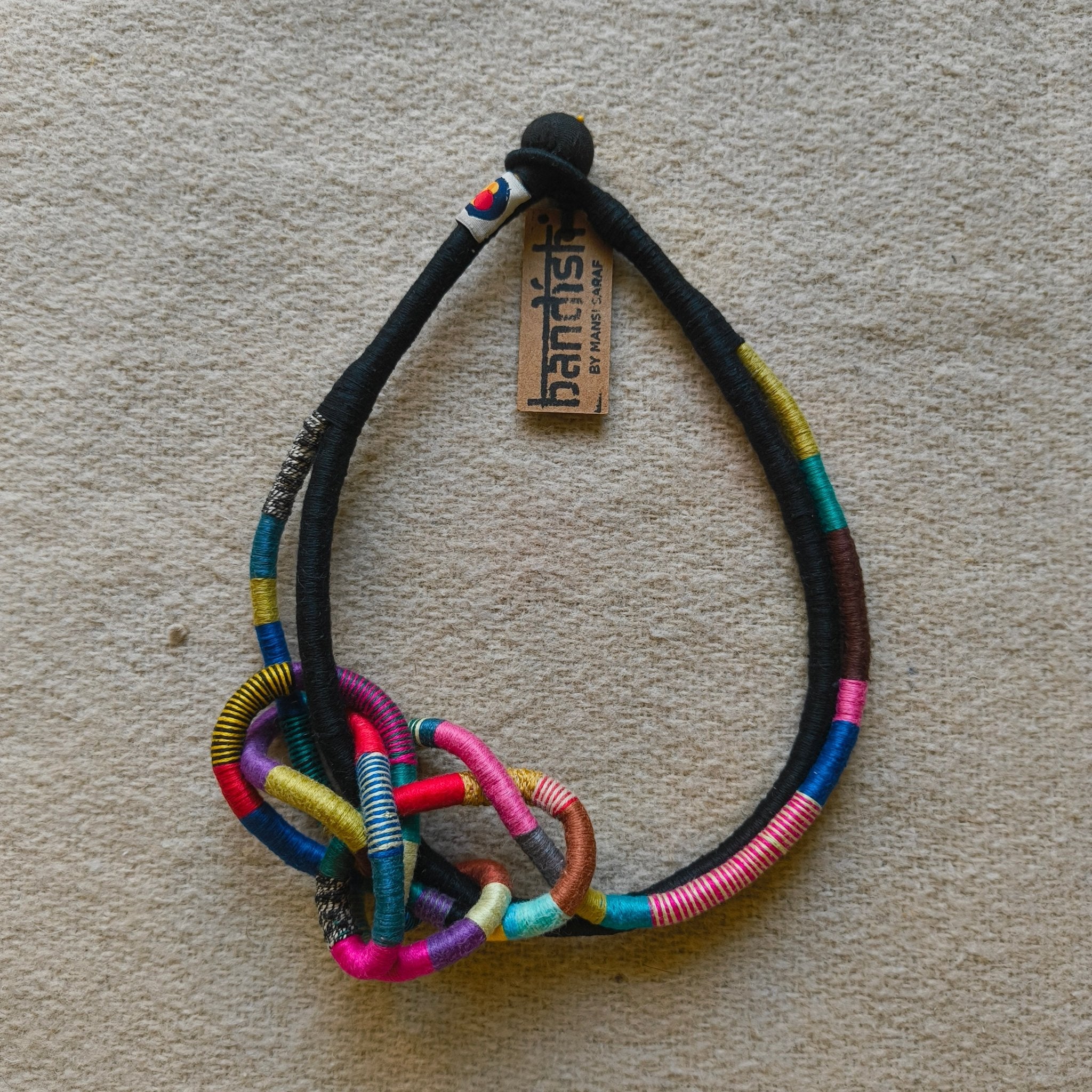 Spectrum Knot Necklace - CiceroniNeckpieceBandish