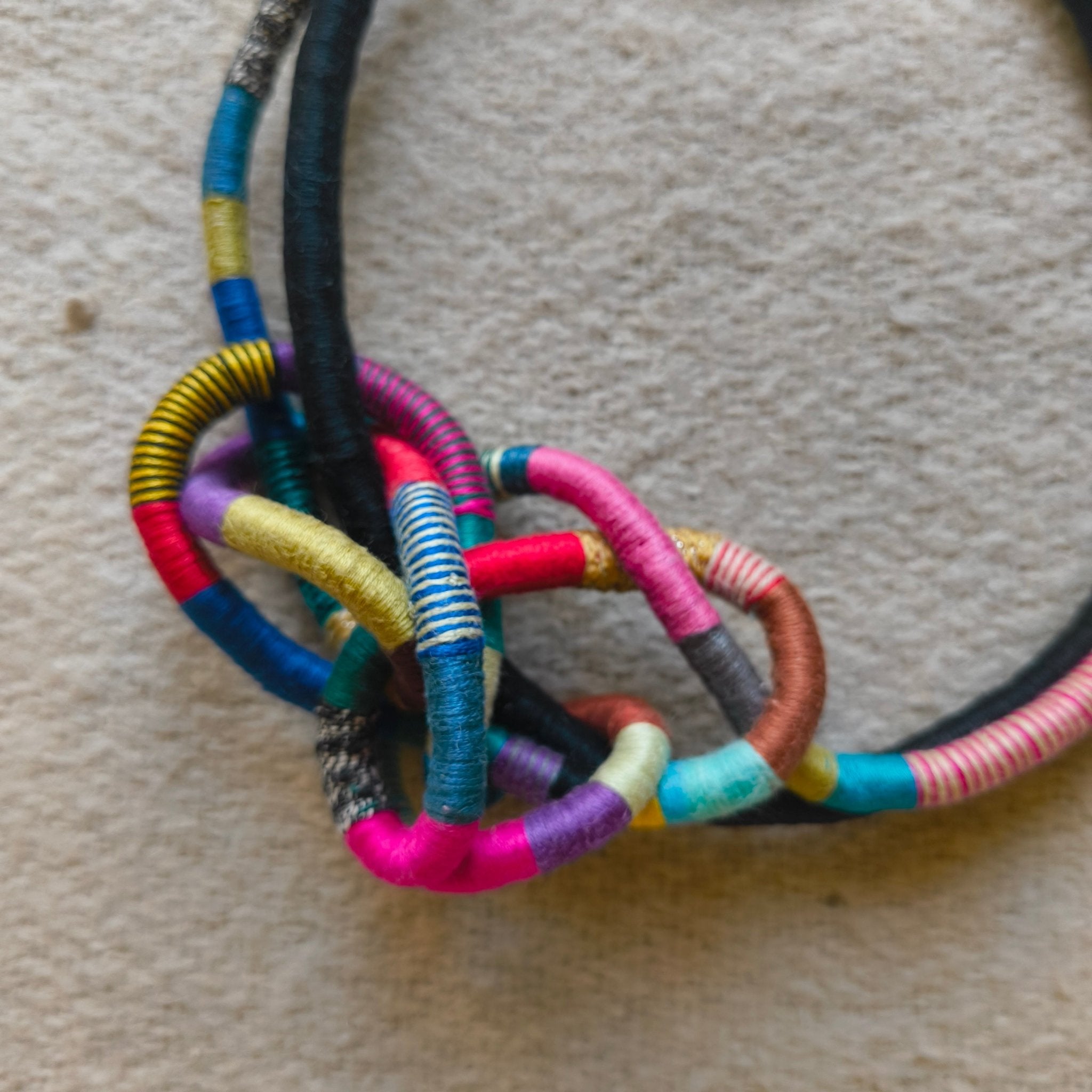 Spectrum Knot Necklace - CiceroniNeckpieceBandish