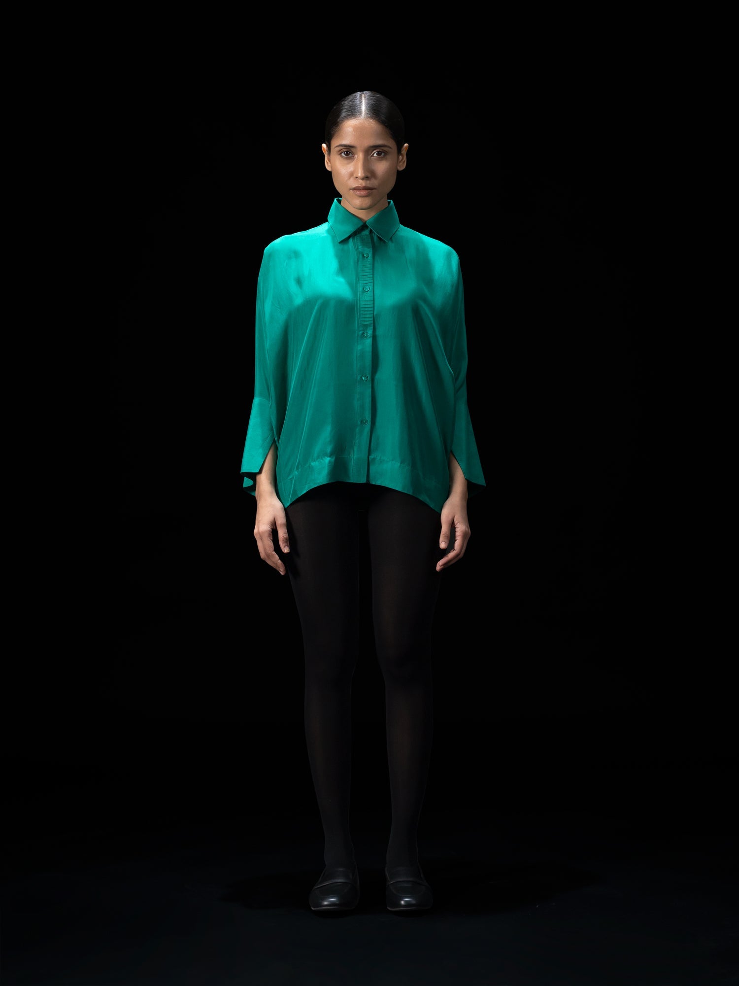 Sphere Green Shirt - CiceroniWomen ShirtsShades of India