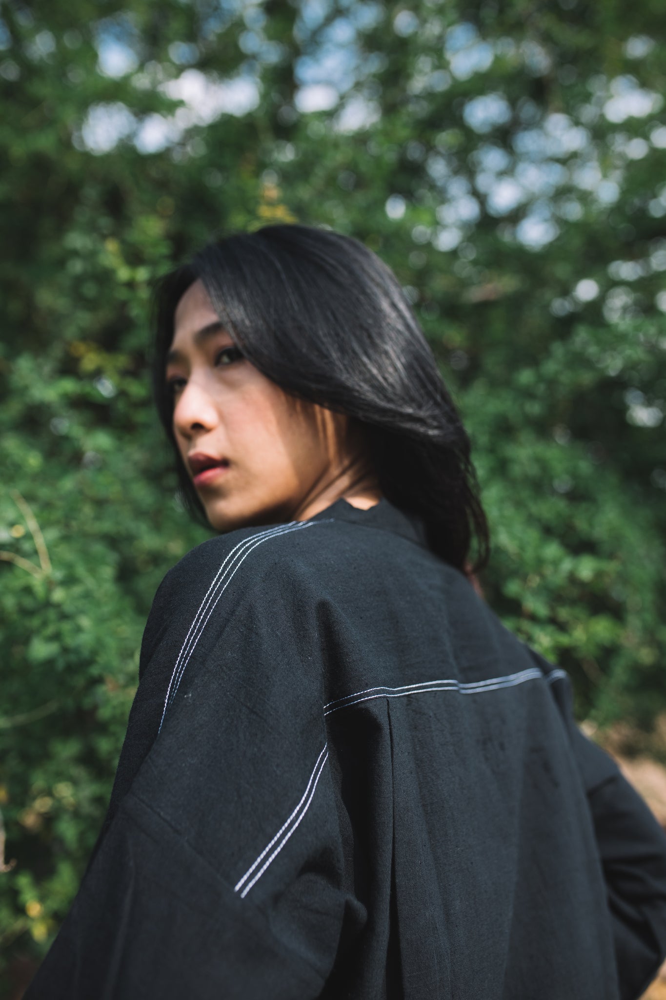 Spiral Pocket Shirt – Black - CiceroniShirtsIra