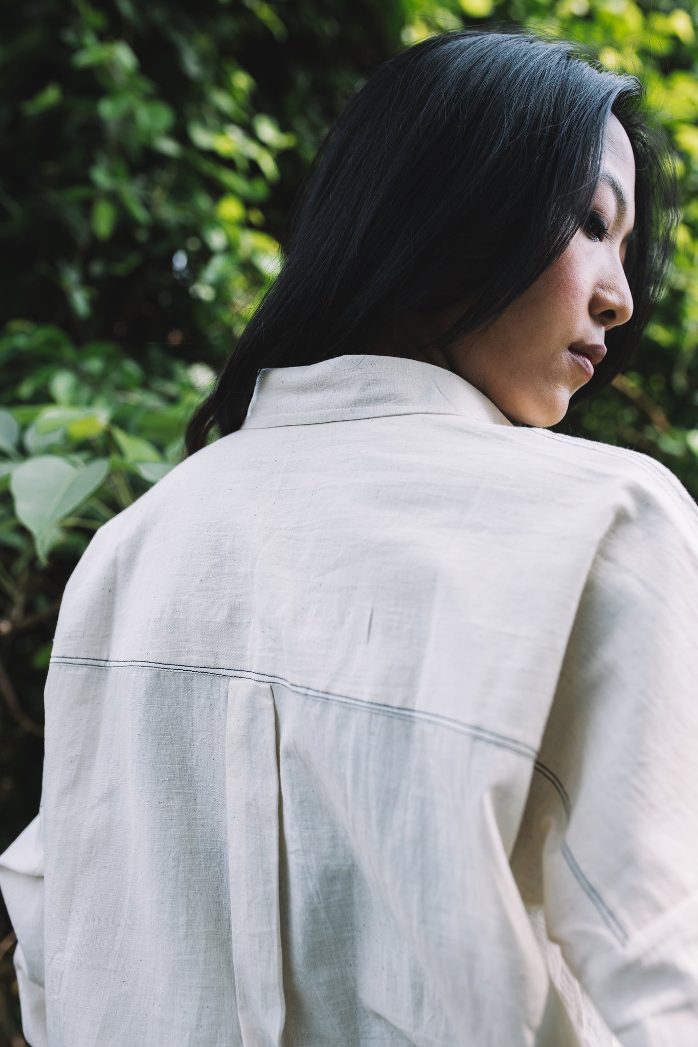 Spiral Pocket Shirt - White - CiceroniShirtsIra