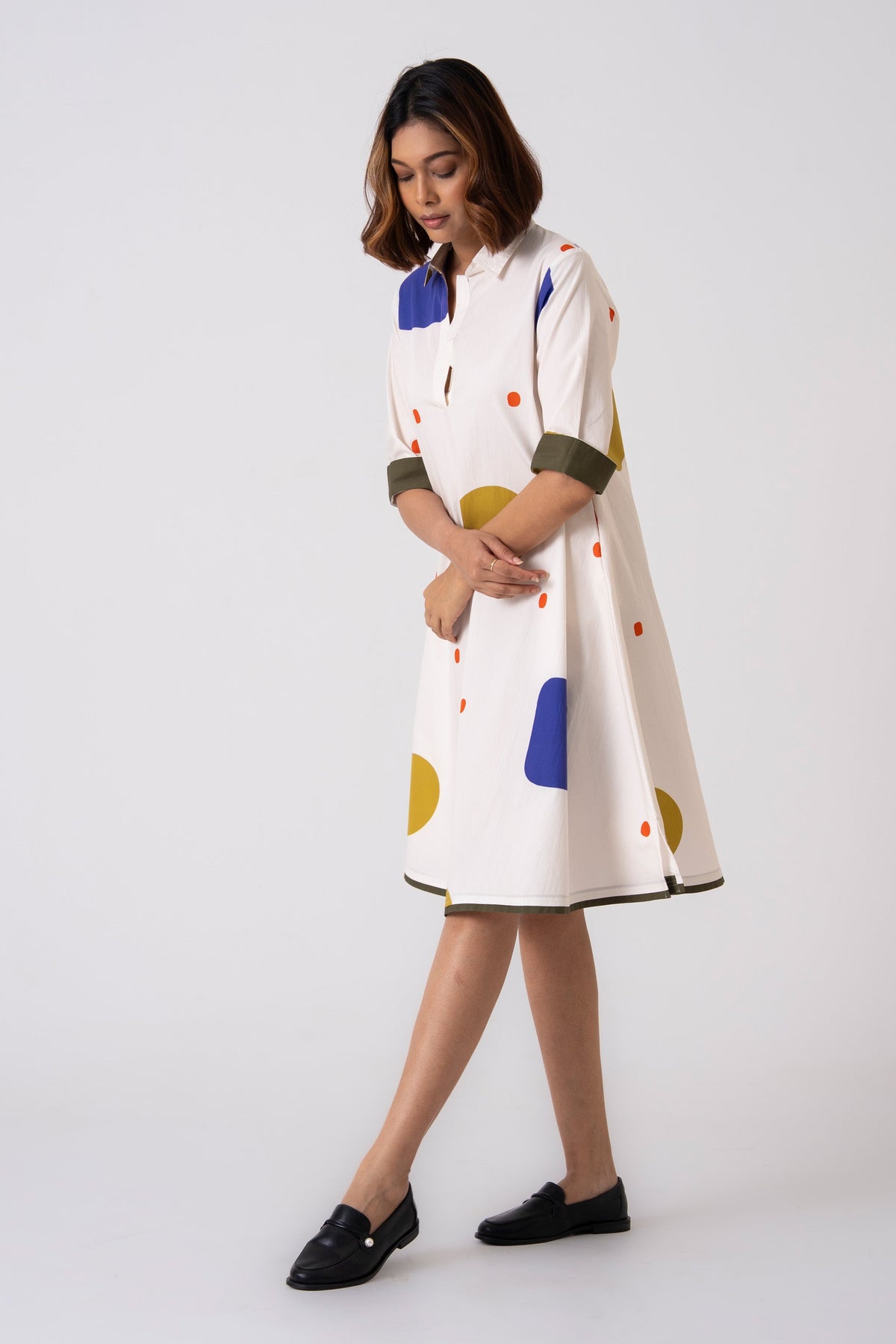 Spot Dress - Blue - CiceroniDressesThe Kaatn Trail