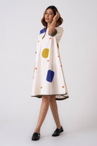 Spot Dress - Blue - CiceroniDressesThe Kaatn Trail