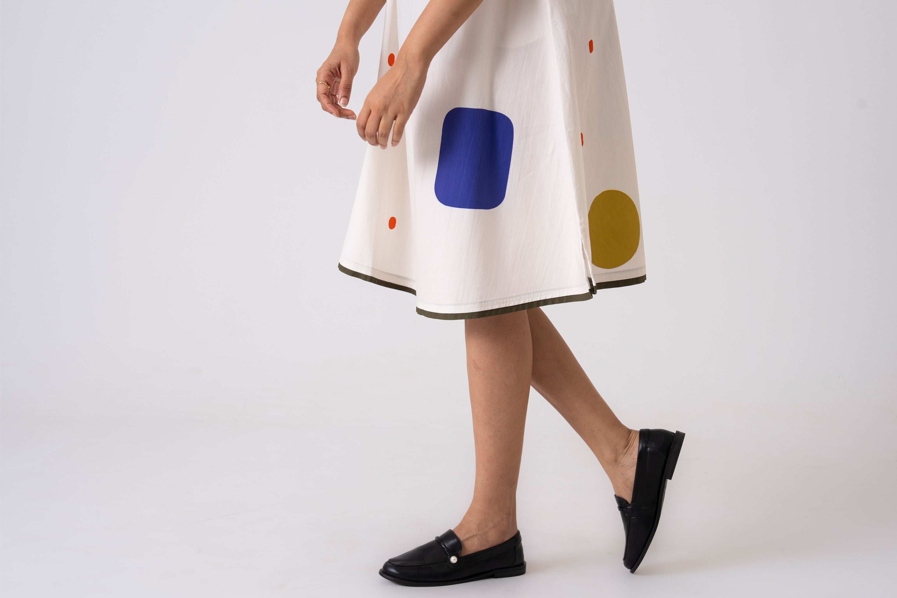 Spot Dress - Blue - CiceroniDressesThe Kaatn Trail