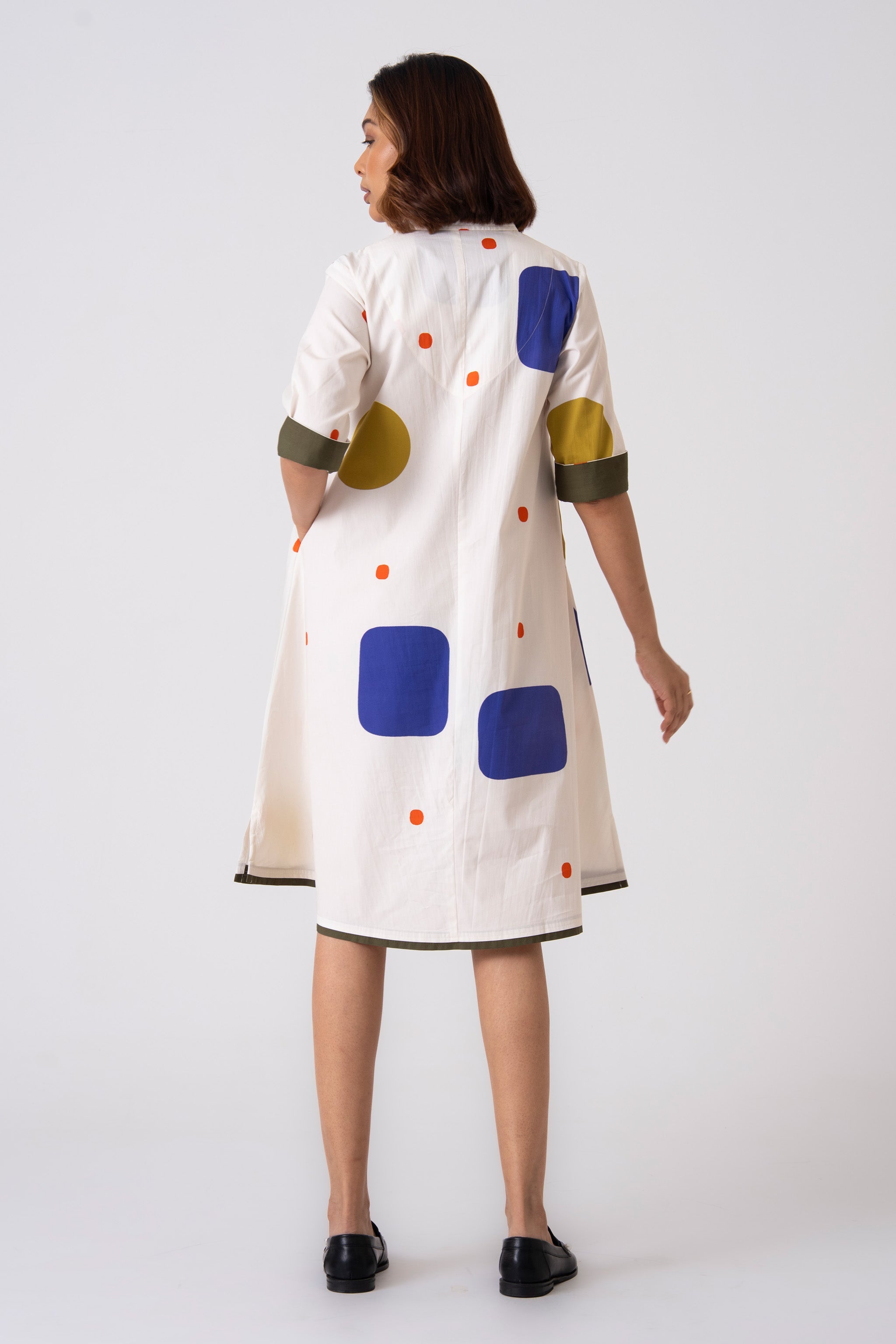 Spot Dress - Blue - CiceroniDressesThe Kaatn Trail