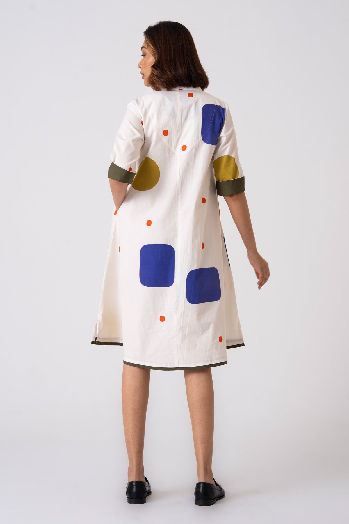 Spot Dress - Blue - CiceroniDressesThe Kaatn Trail