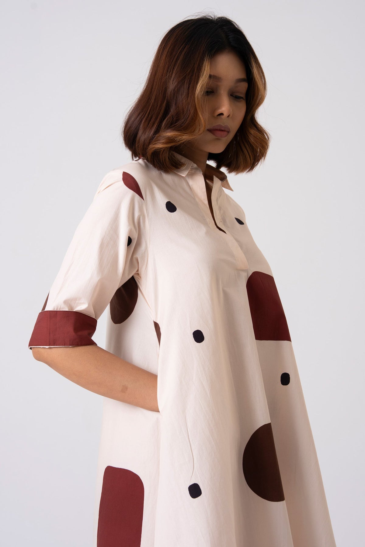 Spot Dress - Brown - CiceroniDressesThe Kaatn Trail