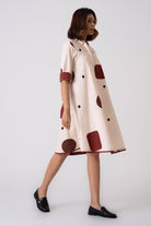 Spot Dress - Brown - CiceroniDressesThe Kaatn Trail