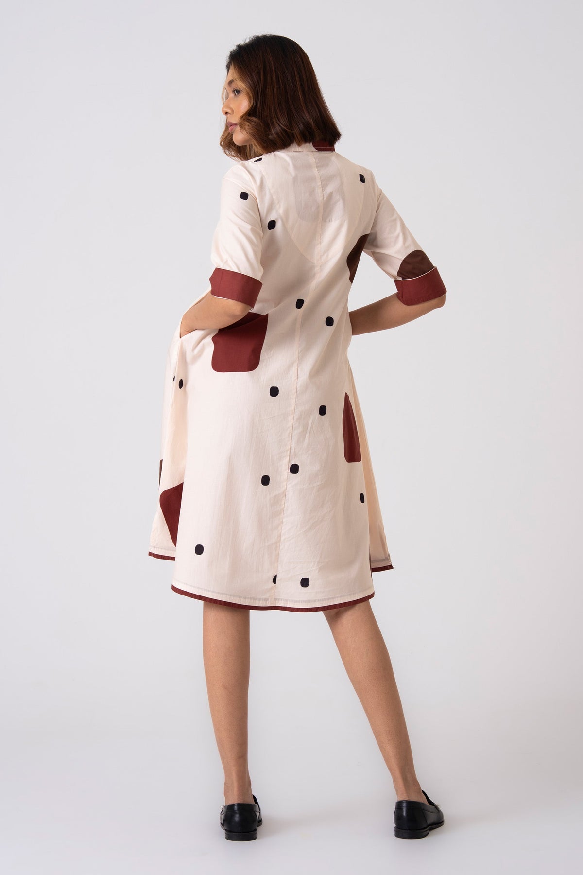 Spot Dress - Brown - CiceroniDressesThe Kaatn Trail