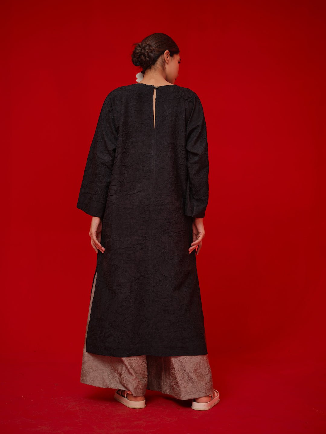Spring Tunic - Black - CiceroniKurta, Everyday WearStoique