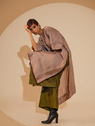 Sprout Tunic - Taupe - CiceroniKurta, Festive WearStoique