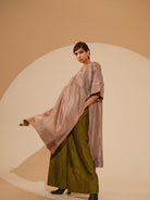 Sprout Tunic - Taupe - CiceroniKurta, Festive WearStoique