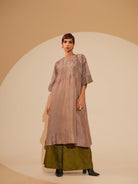 Sprout Tunic - Taupe - CiceroniKurta, Festive WearStoique