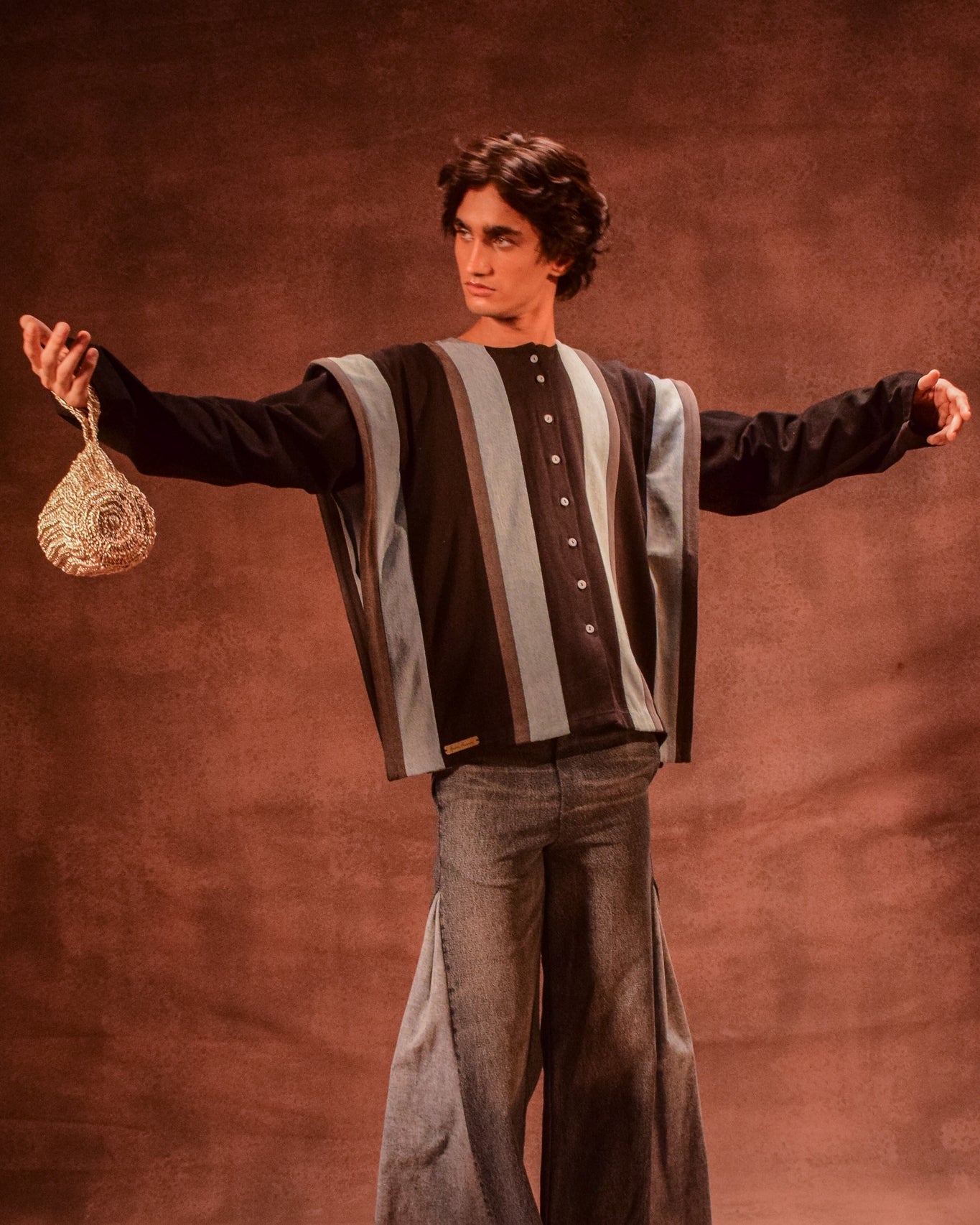 Square Panelled Shacket - CiceroniJacketsAnam Husain