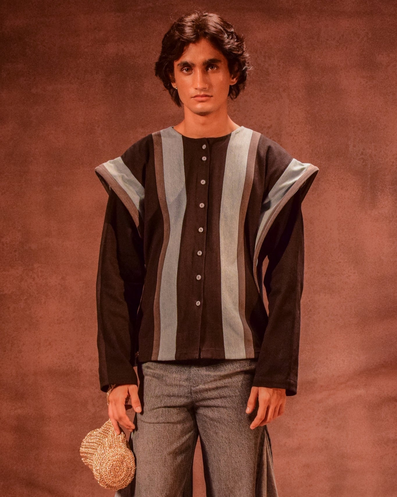 Square Panelled Shacket - CiceroniJacketsAnam Husain