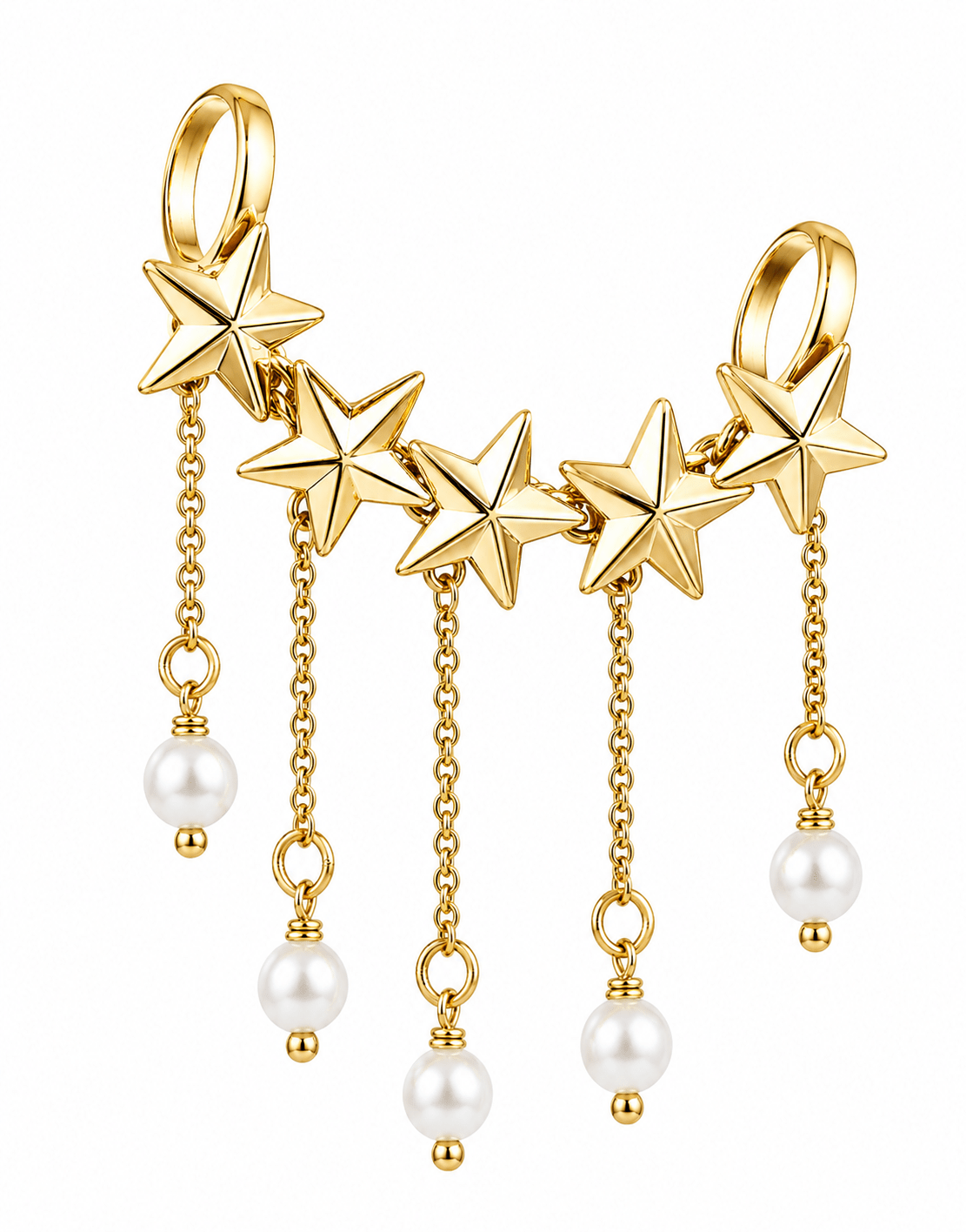 Stellar Cascade Bugadi - CiceroniEarcuffKalon Art Jewellery