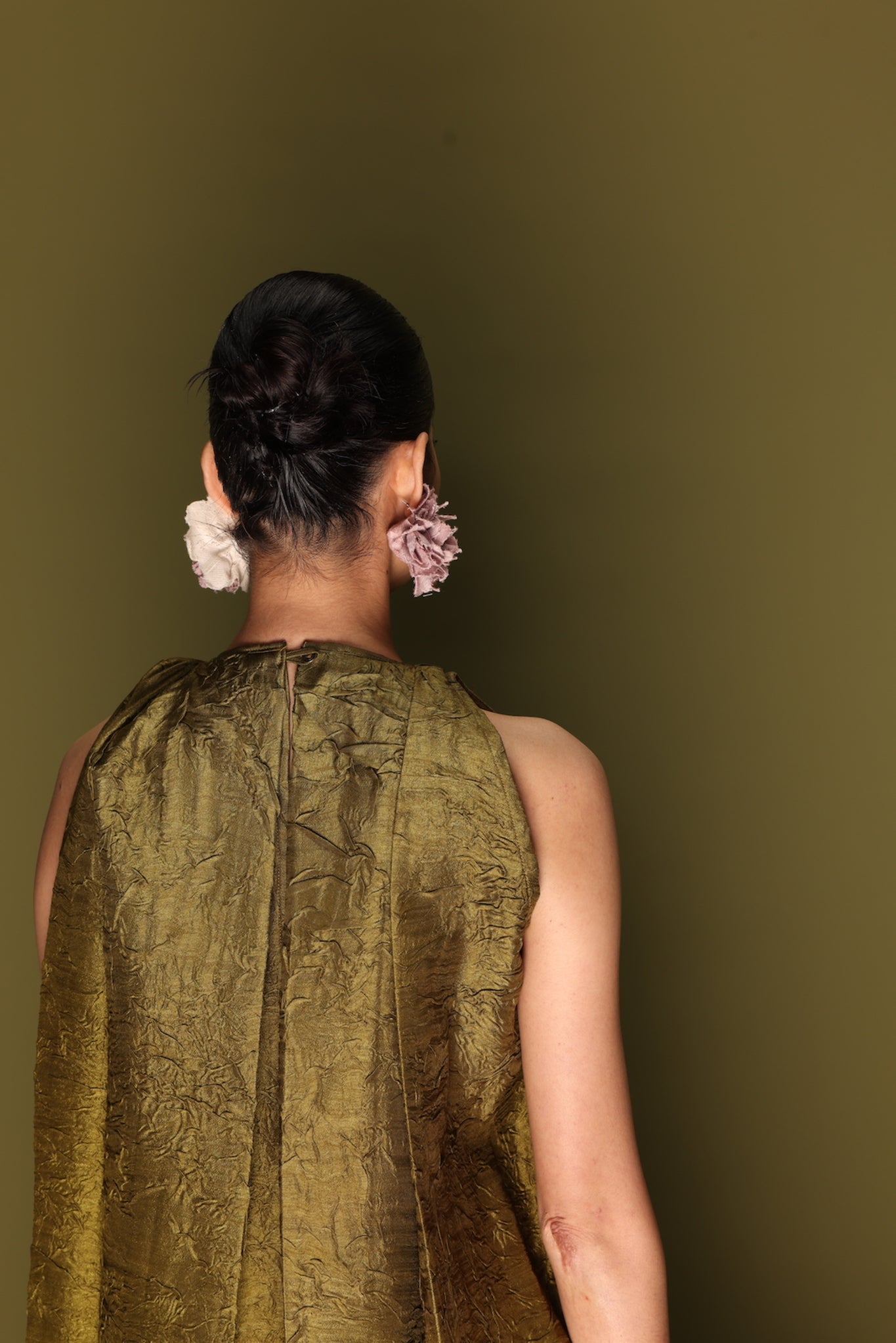 Stone Dress - Moss Green - CiceroniDressesStoique