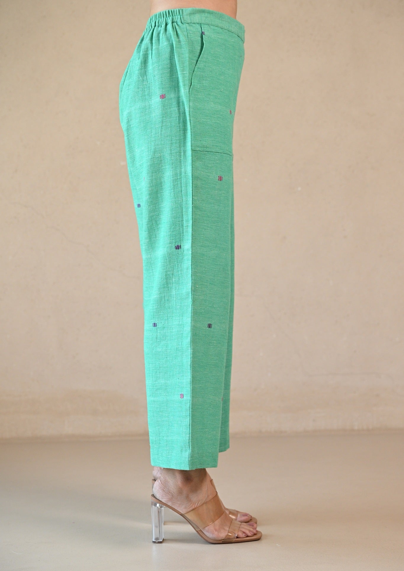 Straight Cut Pant - Mint Green - CiceroniPantsRang by Rajvi