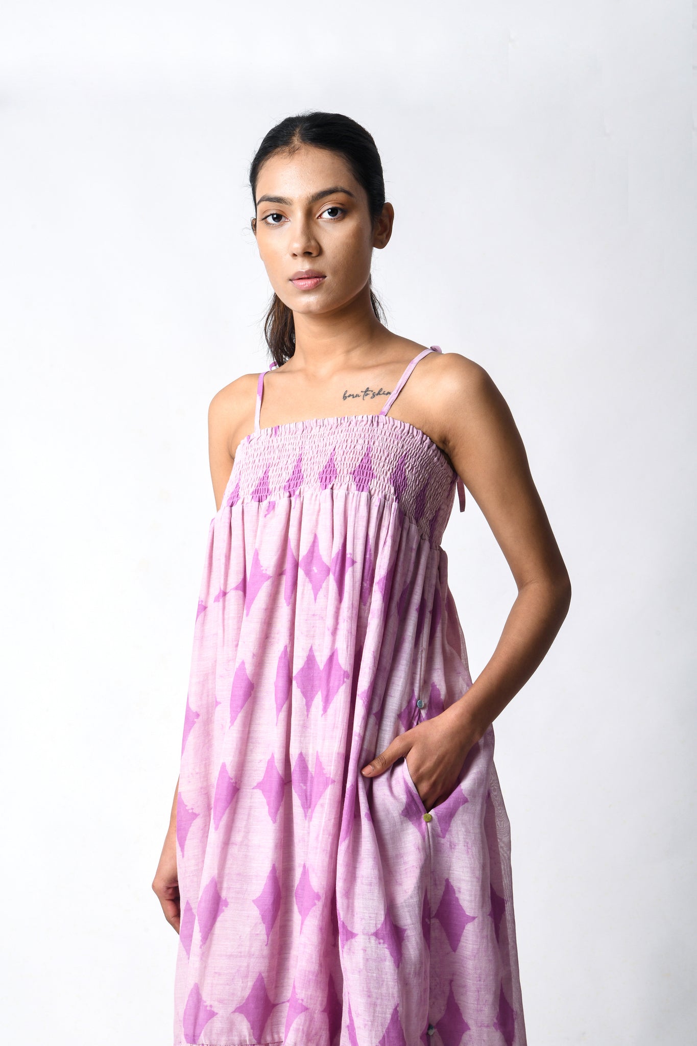 Strappy Plum Co - ord Set - CiceroniKurta Set, Everyday WearJayati Goenka
