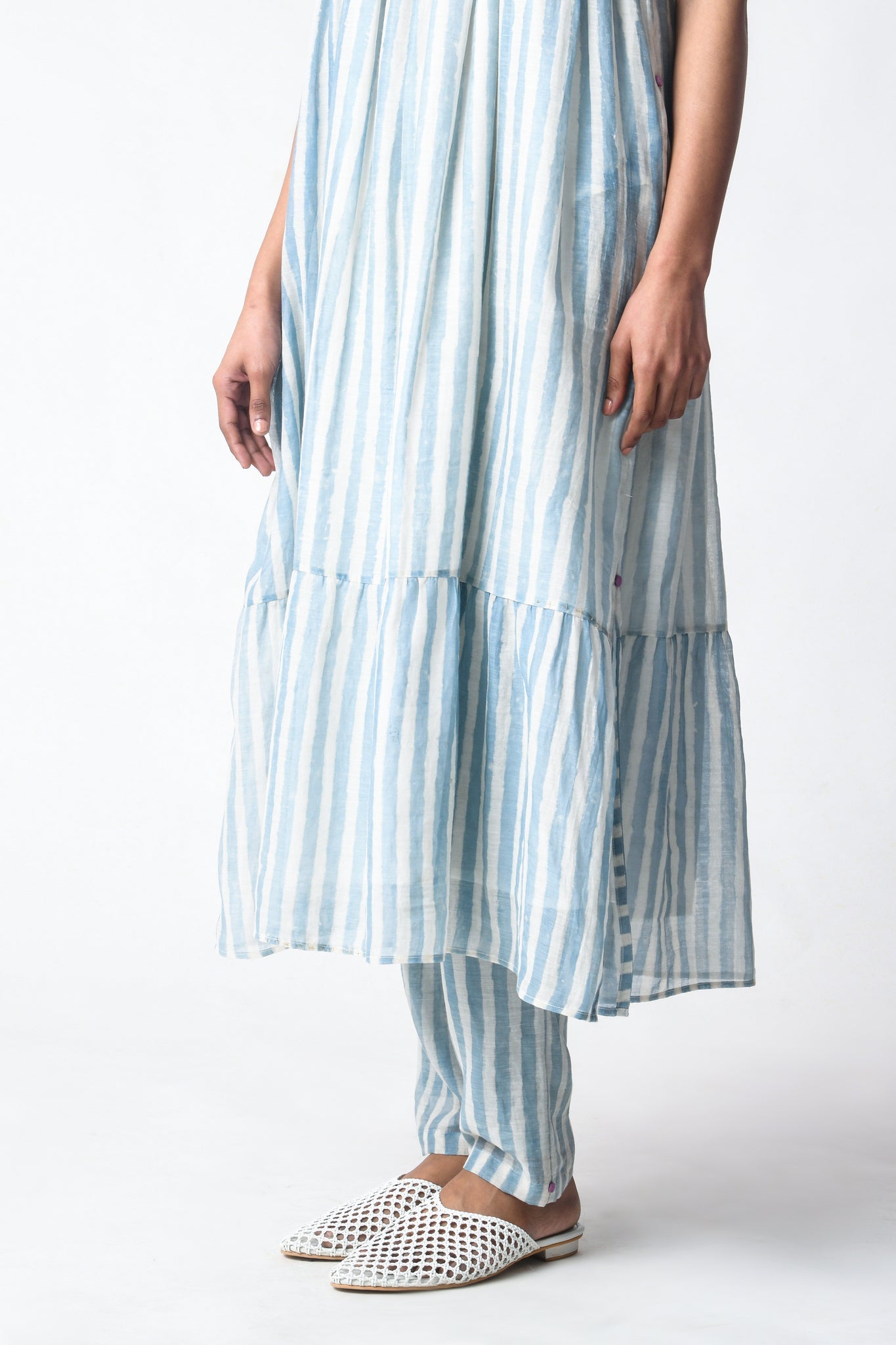 Strappy Sky Co - ord Set - CiceroniKurta Set, Everyday WearJayati Goenka