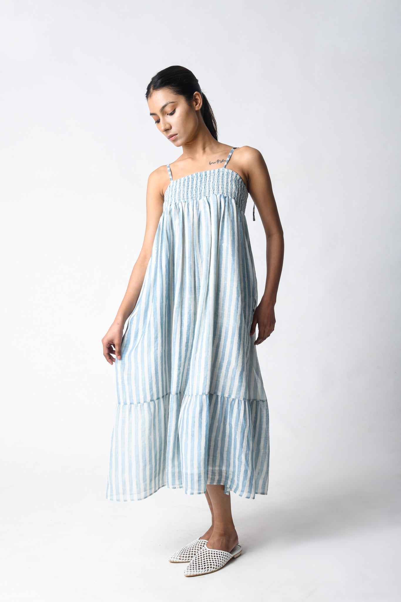 Strappy Sky Dress - CiceroniDressesJayati Goenka