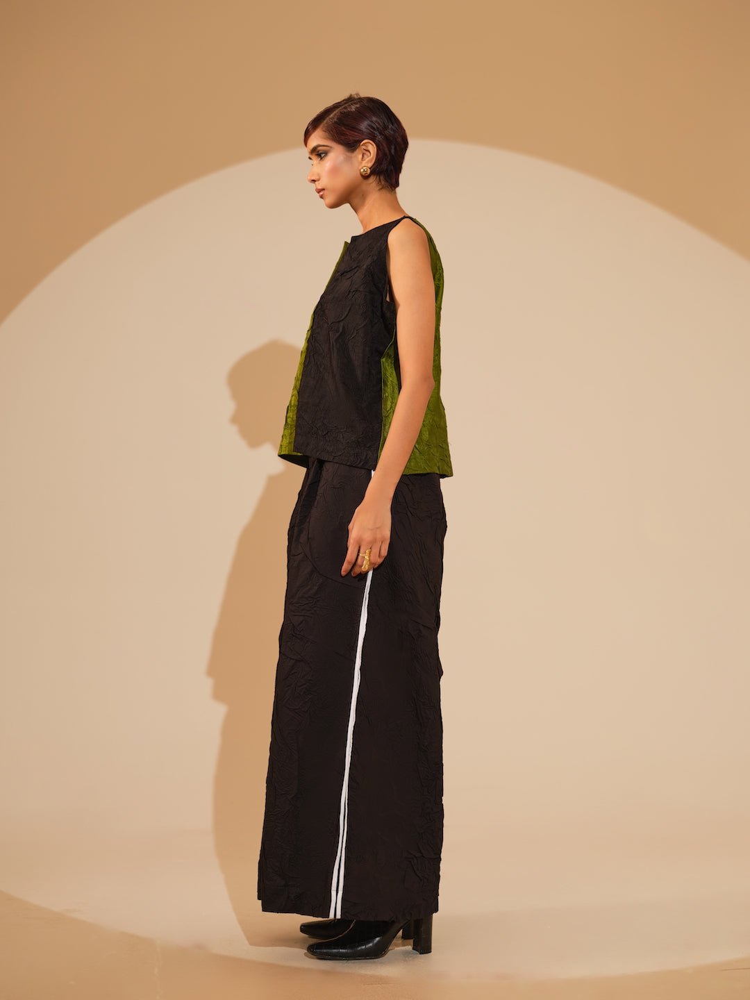 Stream CB Top - Jade and Black - CiceroniTopsStoique