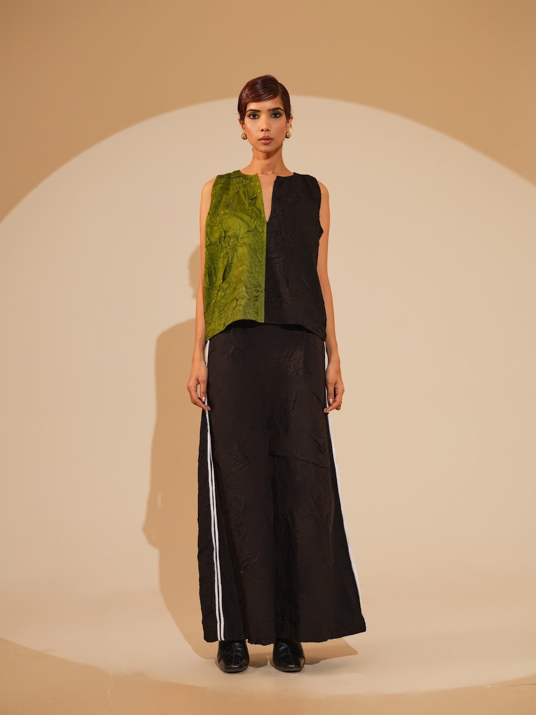 Stream CB Top - Jade and Black - CiceroniTopsStoique