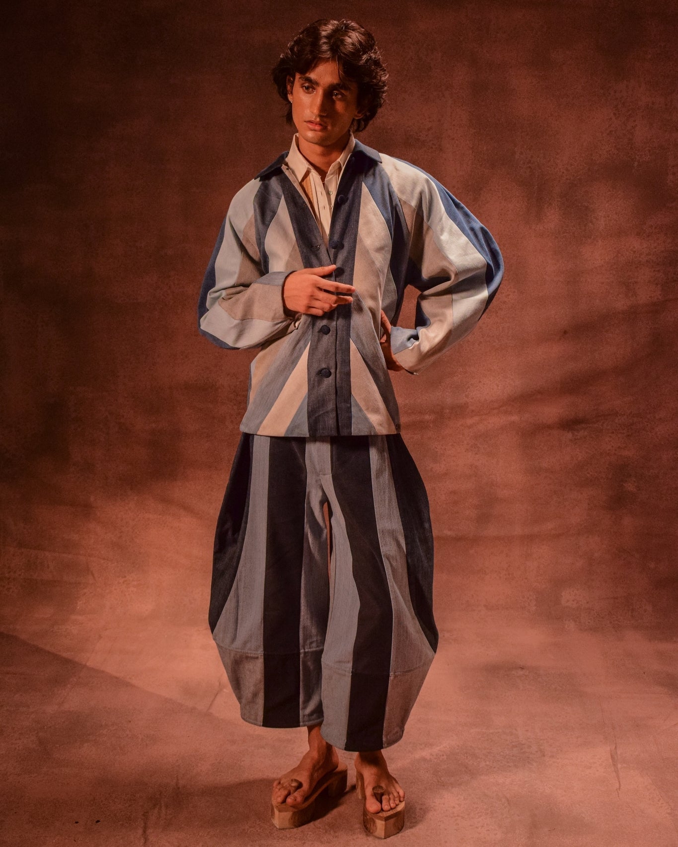 Striped Jacket - CiceroniJacketsAnam Husain