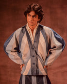 Striped Jacket - CiceroniJacketsAnam Husain