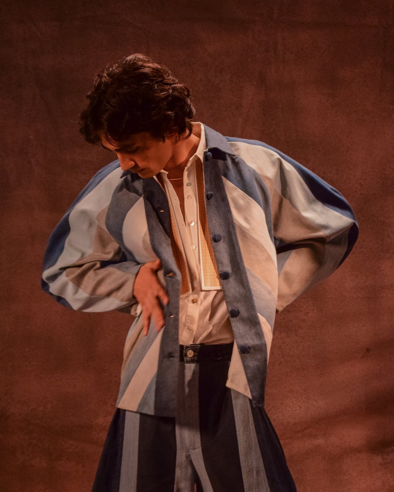 Striped Jacket - CiceroniJacketsAnam Husain