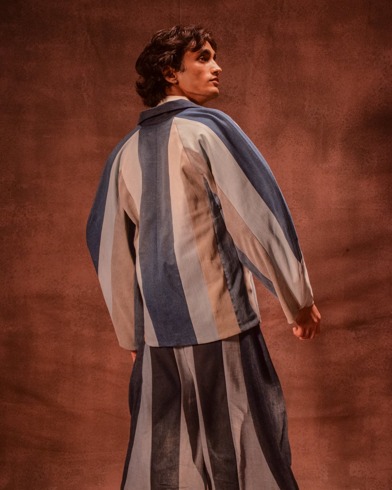 Striped Jacket - CiceroniJacketsAnam Husain