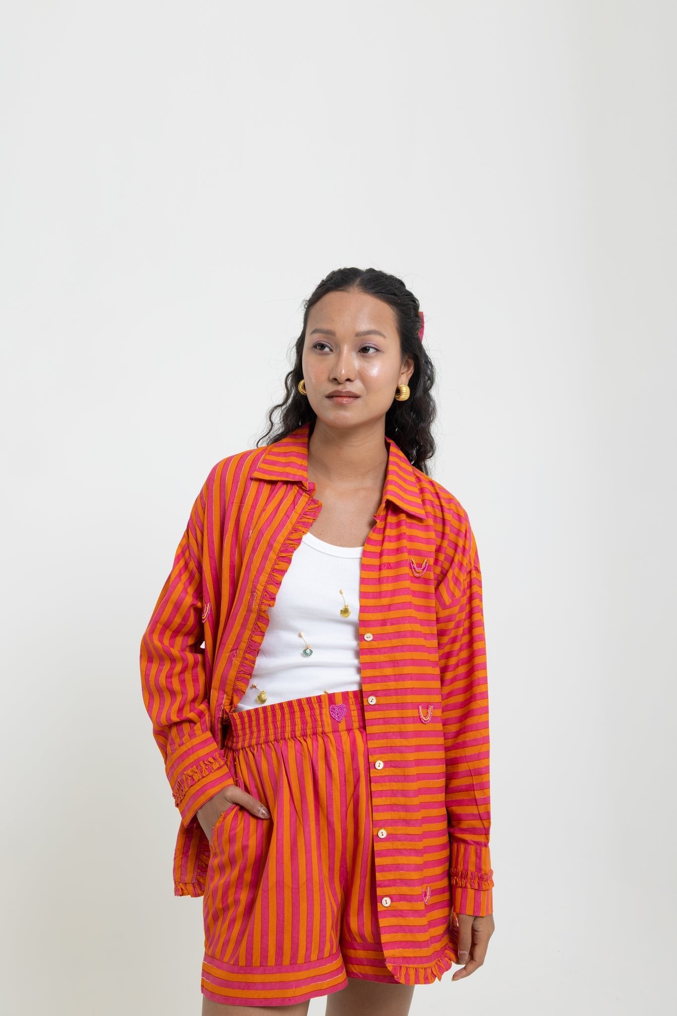 Stripes Shorts - CiceroniShortsLabel Sugar